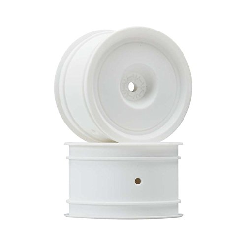 Duratrax 1/10 4WD Wheel White KYO LOS 12mm Hex Rear (2)