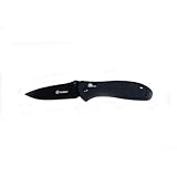 Ganzo G7393 Folding Knife Handle G10 Blade Black 440C Lock Axis