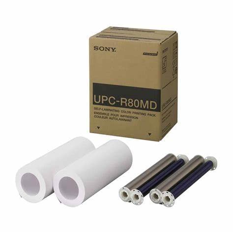 Sony UPC-R80MD A4 (210×297 mm) White printing paper - Printing Paper (A4 (210x297mm), Laser printing, White, 16m, 21cm, 100 sheets)