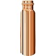 Pure Copper Water Bottle for Perfect Ayurvedic Copper Vessel for Sports, Fitness, Yoga, Natural Health Benefits-1000 ML 32 Oz Leak Proof Joint Free (Pack of 1)