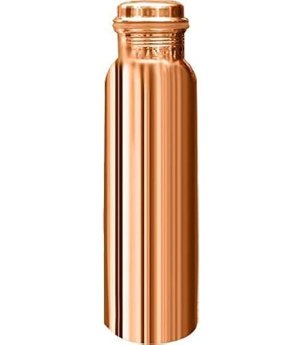 HealthGoods Bouteille D'Eau En Cuivre Pur 1000 Ml - Bienfaits Ayurvédiques