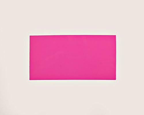 Pink Fluorescent Neon Dry Erase Magnet Shelf Labels 1" x 2" - 25 Labels Per Pack