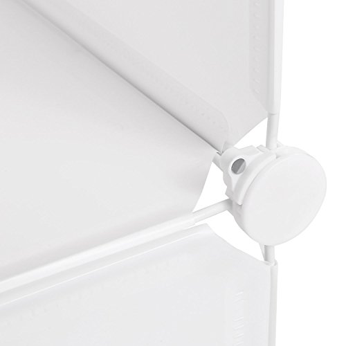 Benlet Portable Wardrobe Closet for Bedroom Clothes Armoire Dresser Cube, DIY Storage Organizer with Doors, Ideal Storage Organizer Cube for Clothes, Books, Toys, Towels (2 Column 5 Layer)