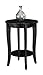 Convenience Concepts American Heritage Round End Table, Black