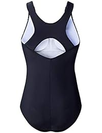 EBMORE Traje de baño de una pieza para dama Traje de baño Ejercicio deportivo de entrenamiento deportivo