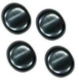 Happy Sales Large Black Pebble Chopstick Rest Set
