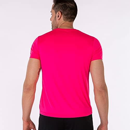 T-shirt Short Sleeve Record II Fluorescente Rosa, S