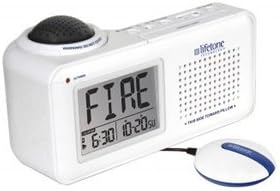 Lifetone Hl Bedside Fire Alarm &amp; Clock