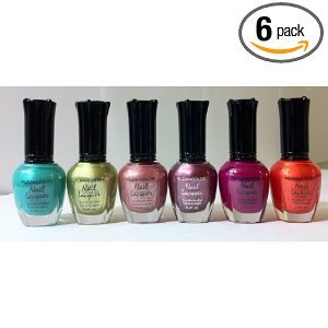 Kleancolor Nail Lacquers - Set 6 - Rose Heart Kleancolor Nail Lacquers - Set 6 - Rose Heart