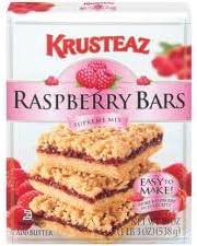 Krusteaz Raspberry Bars, 19-Ounce Boxes (Pack of 2)