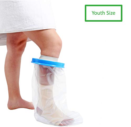 Water Proof Youth Leg Cast Cover for Shower by TKWC Inc - #5735 - Watertight Foot Protector - Youth Size - Thumbnail 5