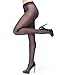 Miss O 40 Denier Open Crotch Pantyhose-Black-Small/Medium
