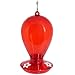 Twinkle Star Wild Bird Feeder Hanging for Garden Yard Outside Decoration, Panorama Gazebo Birdfeeder, Lighthouse Shaped (Red)
