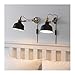 Ikea Clamp Wall Lamp Led (Bulb Included) Black Ranarp
