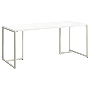Bush Business Furniture Office by Kathy Ireland Method Table Desk, 72W, White