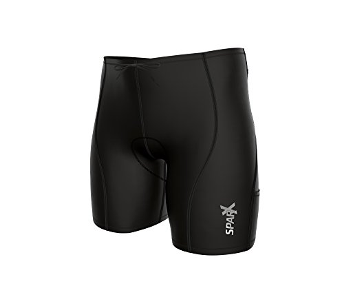image for Sparx Sports Sparx Men`s Performance Tri Shorts 4 Pockets Black Compre