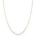 Kooljewelry 14k Yellow Gold Singapore Chain Necklace (0.7 mm, 1 mm, 1.4 mm, 1.7 mm)