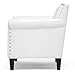 Baxton Studio Thalassa Modern Arm Chair, White