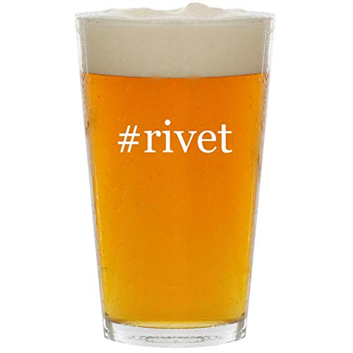 #rivet - Glass Hashtag 16oz Beer Pint