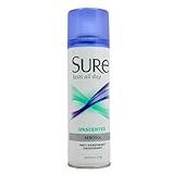 Aerosol Unscented Anti Perspirant and Deodorant by Sure for Unisex, 6 Ounce