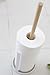 Yamazaki Home Toilet Paper Stocker, Holds 3 Toilet Paper Rolls, No Assembly Req, White, One Size