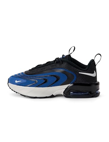 Nike Little Kid's Air Max Fire Lifestyle Shoes, Court Blue/Vast Grey-Black, 12C