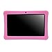 Transwon Shockproof Case Compatible with Tagital T7K Kids Tablet, UJoyFeel KIDS701, Inkach 7 Inch, TOPELOTEK 7, iRULU X77, Ainol Q88, Dragon Touch Y88X Plus - Pink