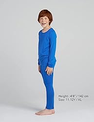 LAPASA Boys Thermal Underwear Set Fleece Lined Long