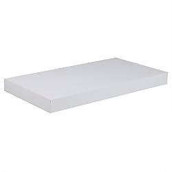 Home Basics Floating Wall Shelf White