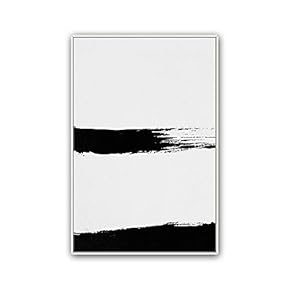 Framed Canvas Wall Art Abstract Color Block Canvas Prints Home Artwork Decoration for Living Room,Bedroom - 16x24 inches