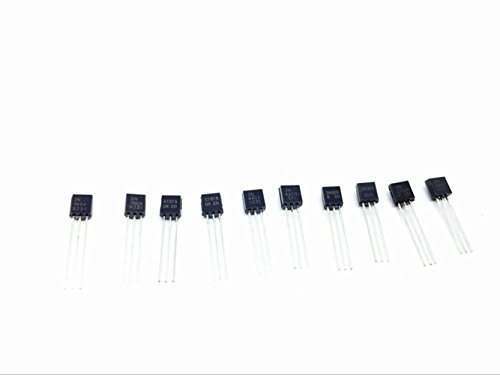 PNP NPN Transistors Kit, Three Pins Silicon Power Transistor Assorted Assortment Box Set Range 2N3904-MPS2907, 10Value,Pack of 200, by Ltvystore