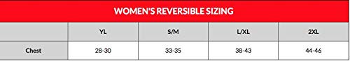 PT Womens Mid Reversible Mesh Racerback Pinnies for Lacrosse,Soccer,Field Hockey (Red, Small/Medium)