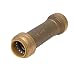 SharkBite U3008LFA Slip Coupling 1/2 inch, Repair Plumbing Fitting Pipe Connector, Push-to-Connect, Copper, CPVC primary