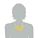 Jane Stone Fashion Necklace Yellow Bubble Beaded Necklace Bib Statement Necklace Bridesmaid Wedding Necklace (Fn0627-Yellow)