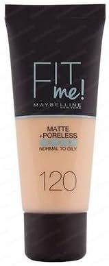Maybelline Fit Me Matte and Poreless Foundation for Normal to Oily Skin 30ml 120 Classic