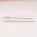 Minimalist Silver Plated Long Vertical Bar Drop Earrings