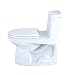 TOTO MS854114EG#01 Eco Ultramax Elongated One Piece Toilet with Sanagloss, Cotton White