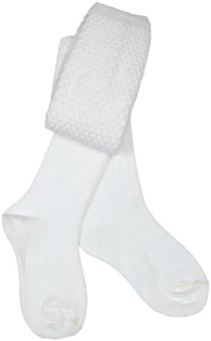 White Pipe/Piper Band Kilt Sock/Hose Sizes 4 - 7