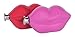 Chill-O Stainless Steel Lip Flask Set of 2 - 6 Oz Pink & Red Liquor Flask - Whiskey Flask