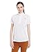 TuffRider Women's Kirby Kwik Dry Short Sleeve Show Shirt, White/White, Small
