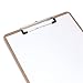 12 Hardboard Clipboards, Low Profile Clip, Designed for Classroom and Office Use, 12 Clipboards