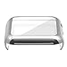 ICE FROG iWatch Series 1 42mm Case, Electroplate Metal Plated PC Slim Hard Protective Bumper HD Screen Protector Full Coverage Case Cover Shell for Apple Watch 42mm - Silver