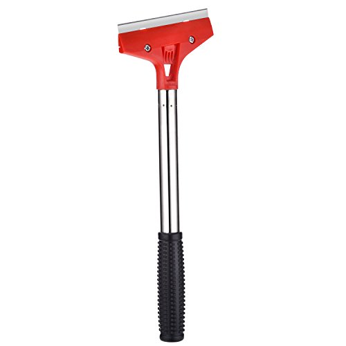 image for BBTO Long-handle Floor Wall Scraper Tool with 4 Inch Blade for Wallpap
