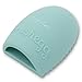 Cityvivo 2 Pieces Cosmetic Makeup Brush Finger Glove Silicone Scrubber Board Hand Cleaning Tools(Pink + Green)..