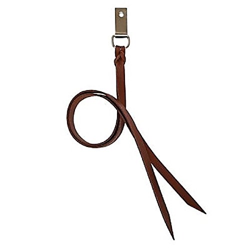 18" x 1/2" Set of 2 Leather Cowboy Saddle Strings w/Dee Clip