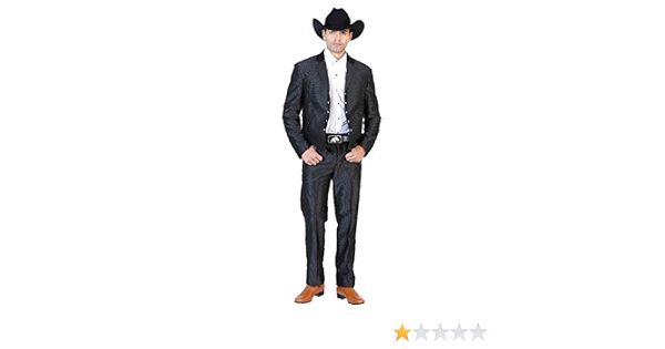 Amazon.com: El Senor de los Cielos Trajes de Vaquero de los Hombres de los  Trajes, Traje Vaquero para Hombre, Negro, XXL : Ropa, Zapatos y Joyería