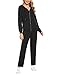 Abollria Women's Velour Sweatsuit Set Zip up Hoodie and Pants Sport Suits Tracksuits