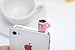 ZOEAST White Pink Black Purple Coffee Cup Dust Plug 3.5mm Phone Headphone Jack Earphone Cap Ear Charm Compatible with iPhone 4 4S 5 5S SE 6 6S Plus HTC Samsung IPad iPod etc. (Pink+White Cup)