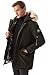 Molemsx Men's Warm Winter Down Jacket Parka Puffer Coat with Hood Faux-Fur Trim XS-3XL