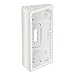 ADJUSTABLE(30 to 55 degree) Angle Mount for Ring Wifi Video Doorbell Original and 2, Homono Angle Adapter/Mounting Plate/Bracket/Wedge Kit(Doorbell NOT included, White)